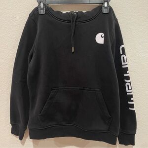 Carhartt Black Hoodie with Logo